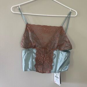 ZARA silk bralette